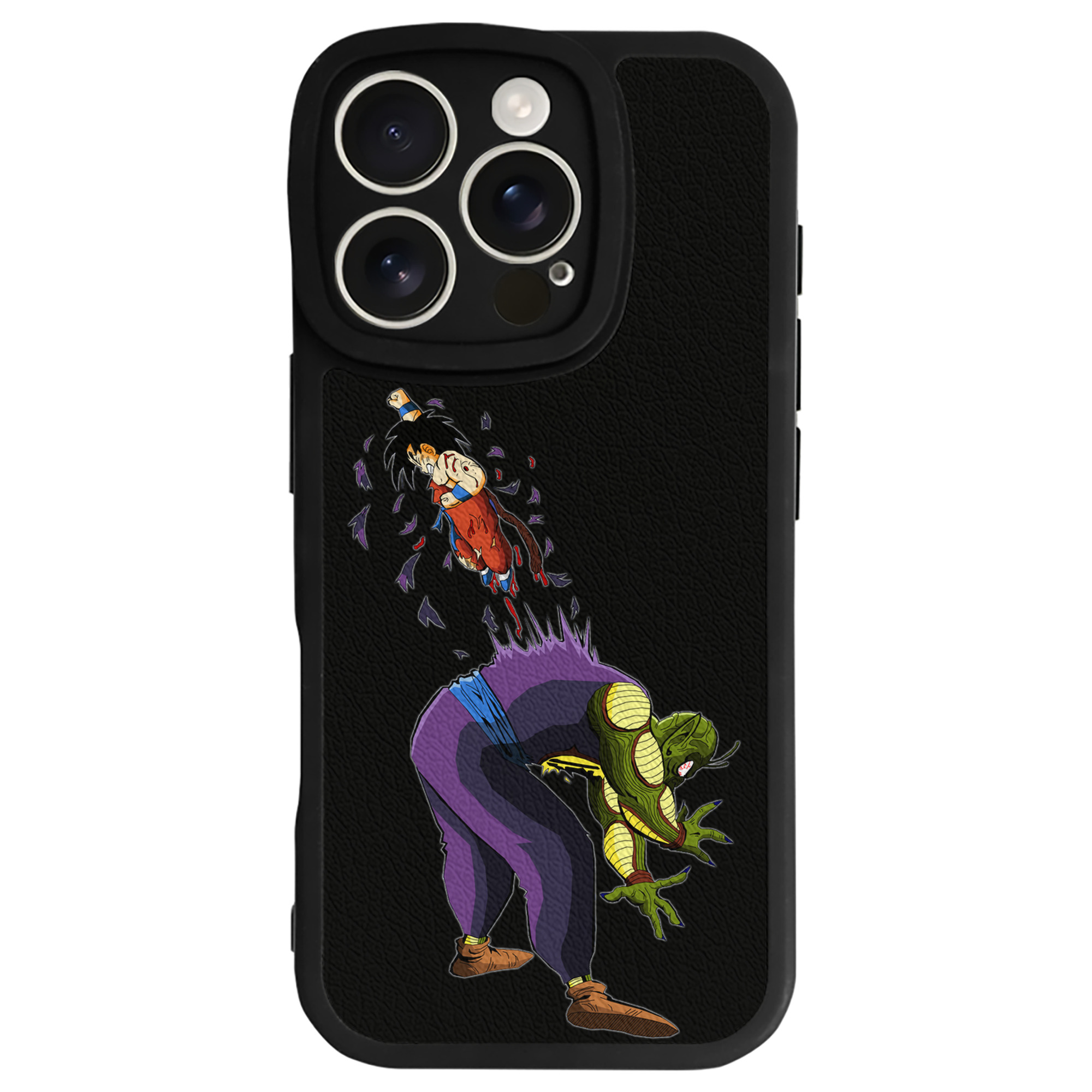 （画像用） ドラゴンボール DRAGON BALL 【iPhone 16シリーズ対応】シリコンスマホケース（レザー調） 材質：シリコン